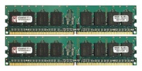 Kingston DDR2  2048 Mb Kit 2x1G 1066Mhz KVR1066D2N7K2/2G (retail)