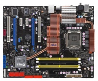 Asus Socket 775 P5E, Intel X38, 4DDR2 1200*/1066, 2PCIe2.0x16(CF), GLAN, Aud, 6SATA2,RAID, 2*1394,ATX,RTL