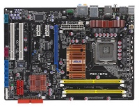 Asus Socket 775 P5K/EPU, Intel P35, 4DDR2 1200*Dual, 2PCI-Ex16(CF), GLAN, Audio, 4SATA2, 2*1394, ATX, RTL