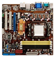 Asus Socket AM2+/AM2 M3N78-CM, GF8200, 4DDR2 1066*Dual, PCI-Ex16, GLAN, Aud, 6SATA2, RAID, mATX, RTL