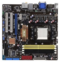 Asus Socket AM2+/AM2 M3A78-CM, AMD780V, 4DDR2 1066*, PCI-E2.0x16, Video, GLAN, 6SATA2, RAID, mATX, RTL