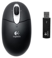 Logitech RX650 Cordless Black Mouse USB OEM (910-000342)