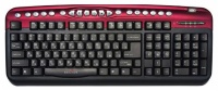 Oklick 330M Red  PS/2+USB Multimedia Keyboard