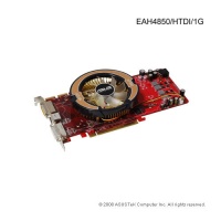 Asus PCI-E ATI Radeon 4850 EAH4850/HTDI/1G/A  1024Mb DDR3 256bit 2xDVI Retail