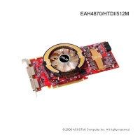 Asus PCI-E ATI Radeon 4870 EAH4870 DK/HTDI/512MD5 512Mb DDR5 256bit 2xDVI HDTV,DHCP,TV-out Retail