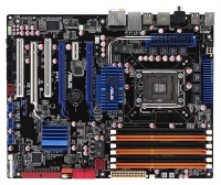 Asus Socket 1366 P6T, Intel X58, 6DDR3 Triple, 3PCIe2.0x16, GLAN, Aud, 6SATA, 1394, ATX, RTL