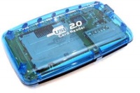 Gembird All-in-1 CF,MD,SM,MS,SD,MMC,XD, USB2.0 Blue ()