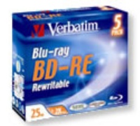 Verbatim 25Gb BD-RE 2x Jewel (43615)