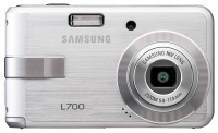 Samsung L700S Silver 7.2Mpx,3072x2304,640480 video,5 .,20Mb,SD-Card,Li-Ion .