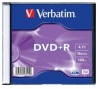 Verbatim 4.7Gb DVD+R 16x Slim (43515)
