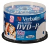 Verbatim 4.7Gb DVD-R 16x printable 50   cake box (43533)