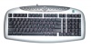 A4 Tech KBS-21 Multimedia Ergonomic Keyboard, Silver, USB