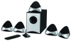 TopDevice TDE 304 5.1 Вых.мощность:35Вт,50-18000Hz,70Дб,цвет:серебро+чёрный.