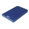 AgeStar IUB2O1 blue 2,5' HDD usb2.0 silver enclosure, alum.