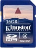 Kingston SecureDigital Card 16Gb SDHC class 4 retail