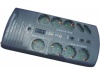 TopDevice KF-BM-07/2K Black,7 розеток, 1,8 метра, 3.5 Кватт,защита телефонной,модемной,ТВ линии.