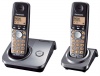 Panasonic KX-TG7206RUM радиотелефон DECT(2 трубки), АОН,тел.справ.50 номеров,полифония,15 мелодий звонка.