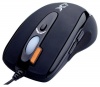 A4 Tech X-710 Black Optical Mouse, 1000dpi, 5 кнопок+5 прогр. кнопок, колесо прокрутки, USB+PS/2